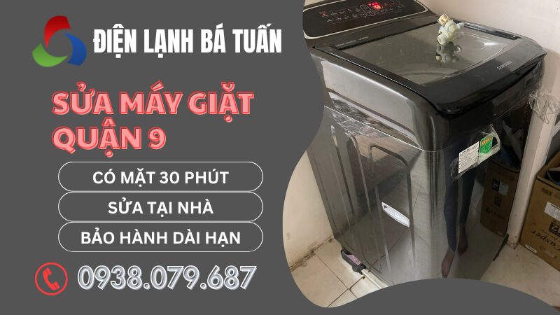 Thay thế linh kiện sửa máy giặt ngay tại nhà quận 9