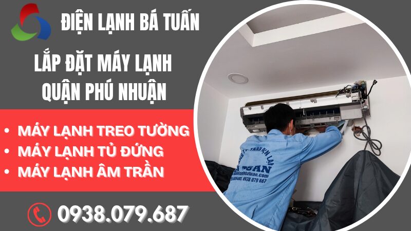 Tháo lắp máy lạnh Phường Cầu Kiệu TPHCM