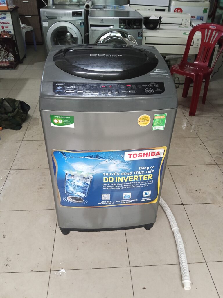Máy giặt cũ toshiba inverter 9kg