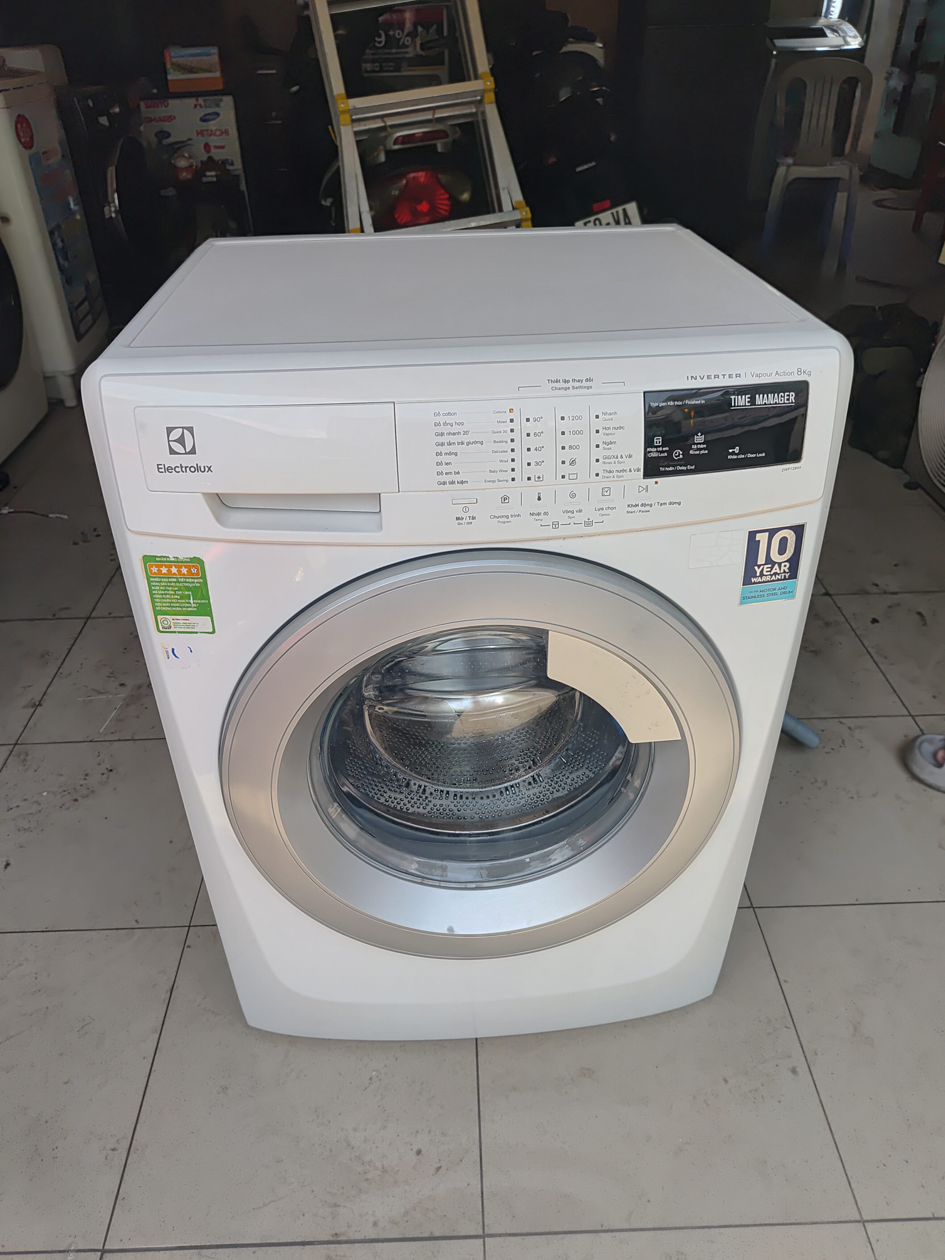 365 - Máy giặt electrolux 8kg inverter