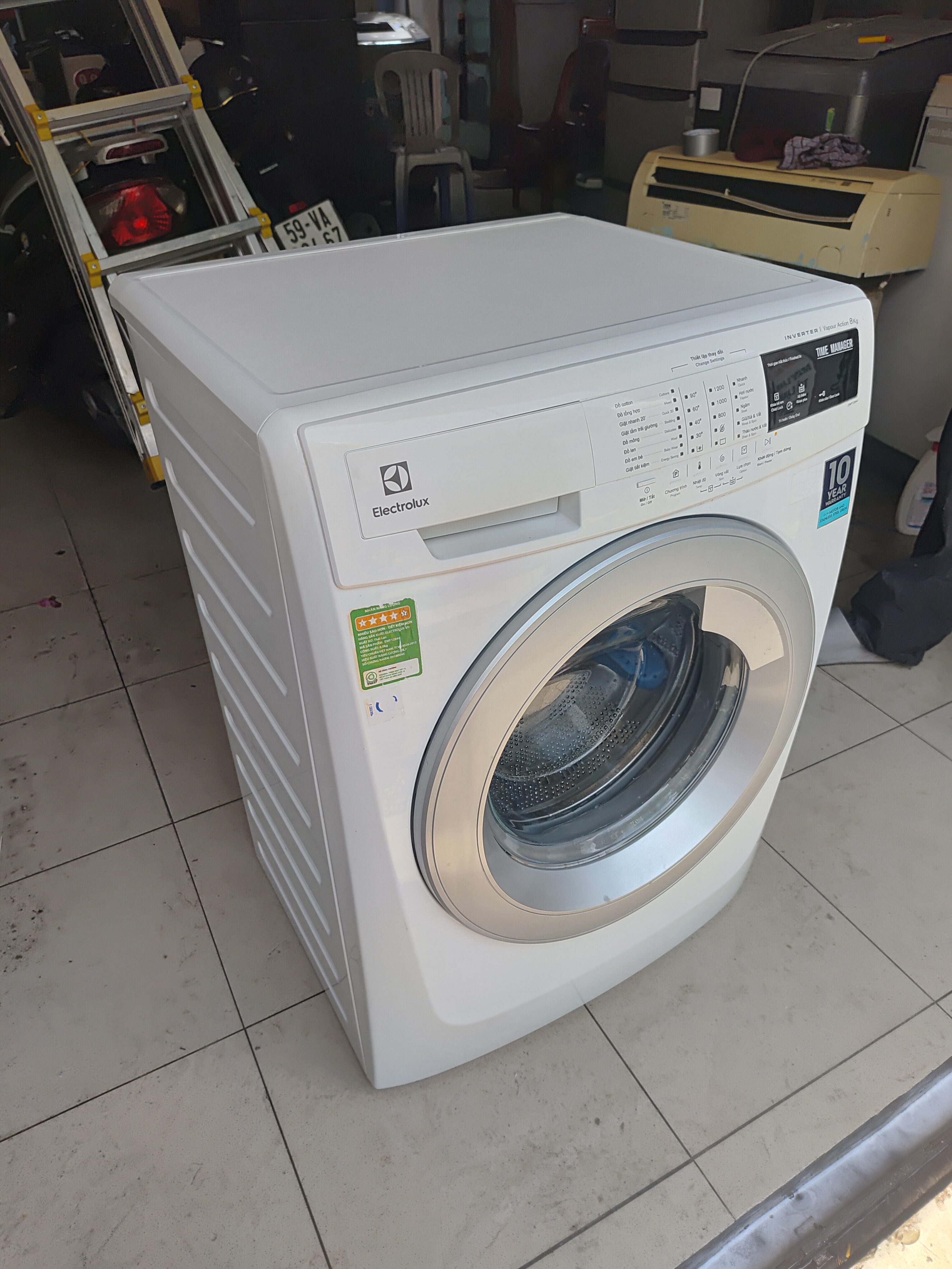 365 - Máy giặt electrolux 8kg inverter - Ảnh 4