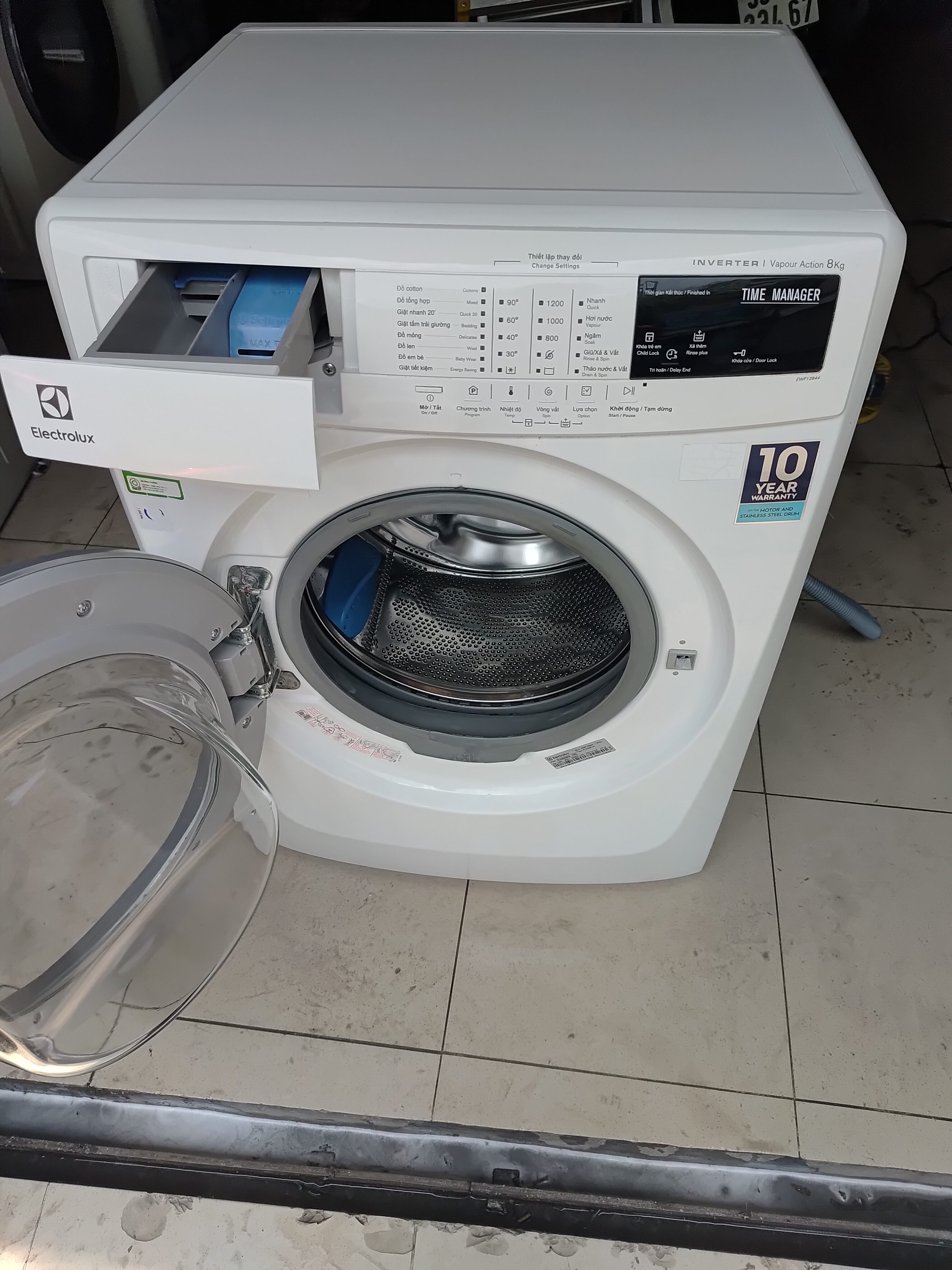 365 - Máy giặt electrolux 8kg inverter - Ảnh 2